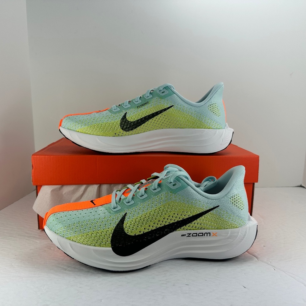 Nike Pegasus Plus Road Running Shoes Glacier Blue Light Lemon Wmn 8-9 FQ7261 400